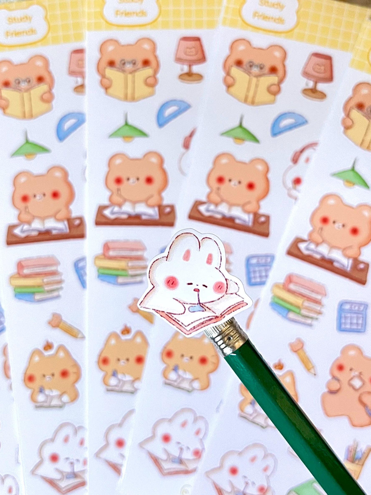 Study Friends Sticker Sheet