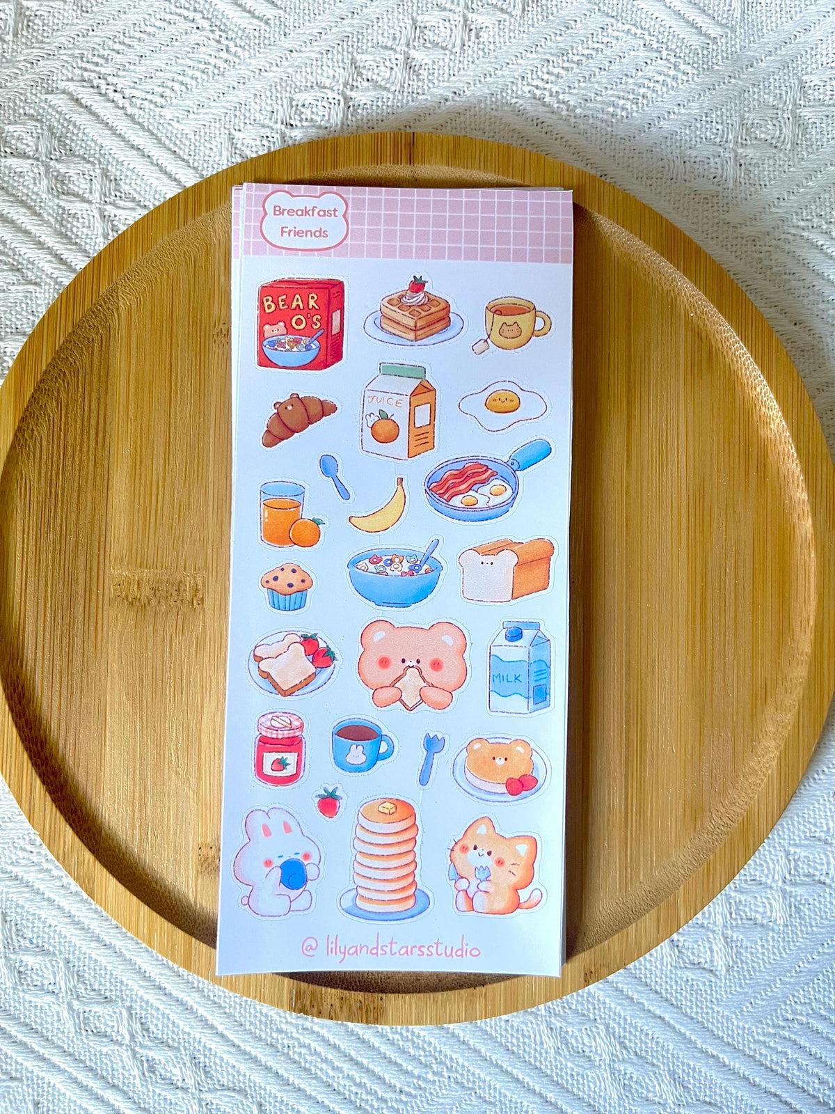 Breakfast Friends Sticker Sheet