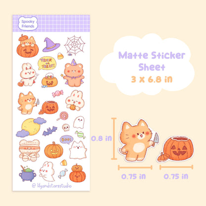 Halloween Friends Sticker Sheet