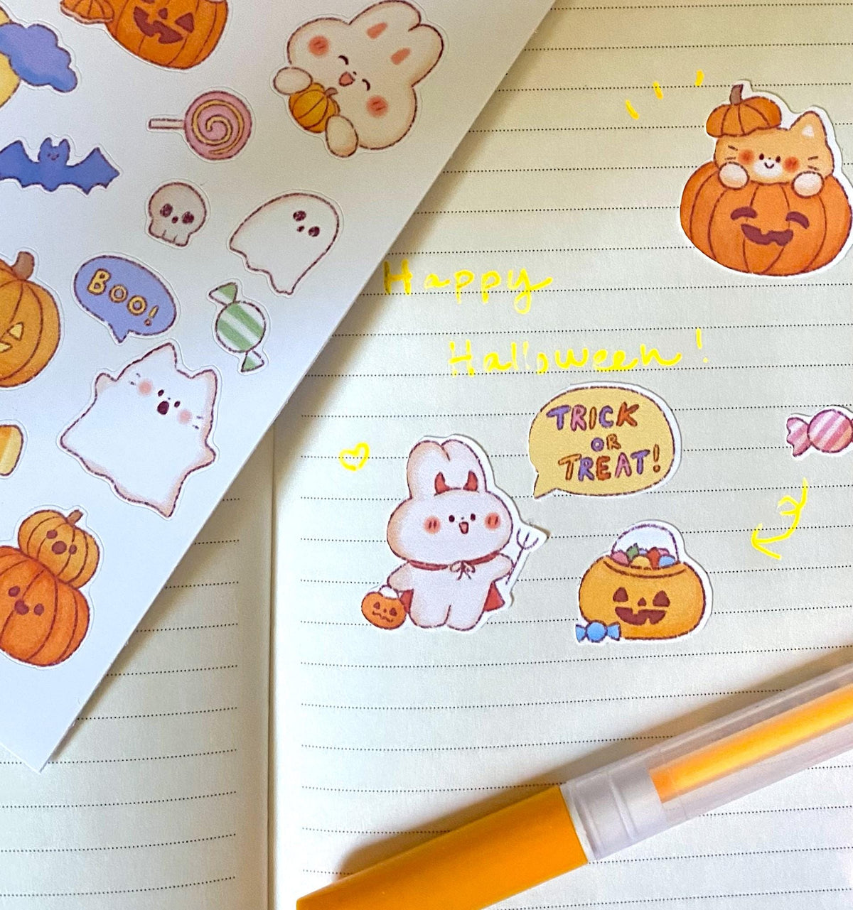 Halloween Friends Sticker Sheet
