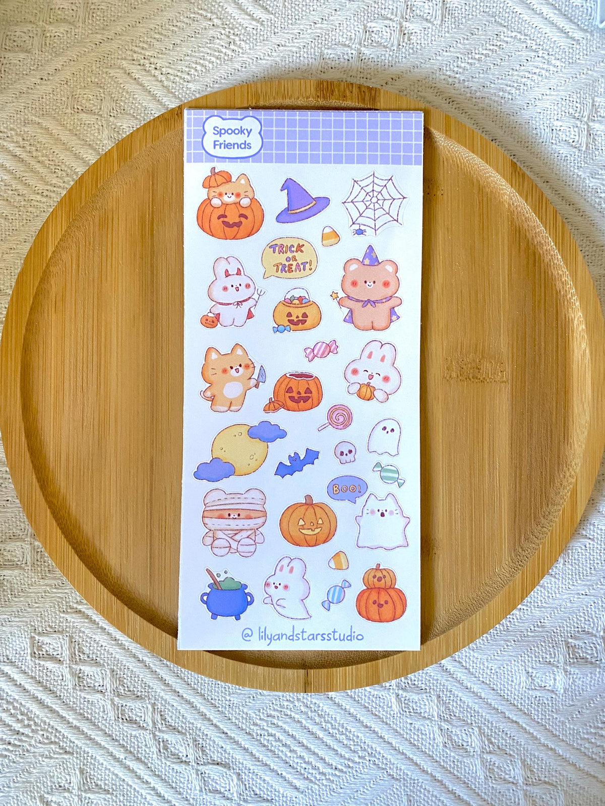 Halloween Friends Sticker Sheet