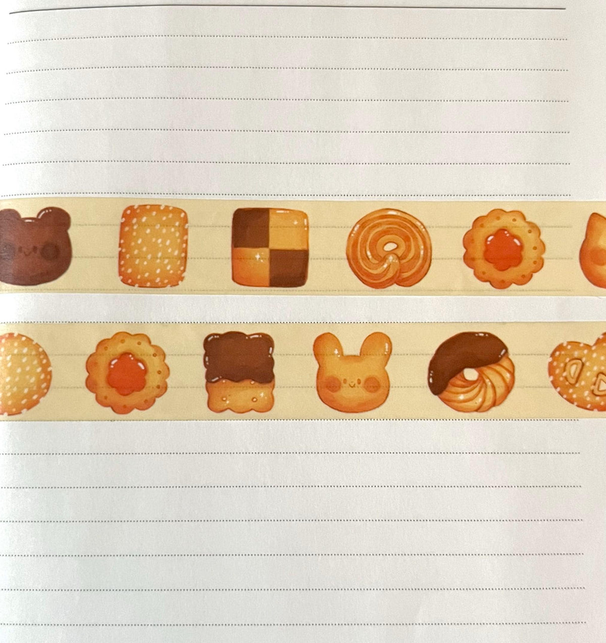 Butter Cookies Washi Tape (15mm x 10m)