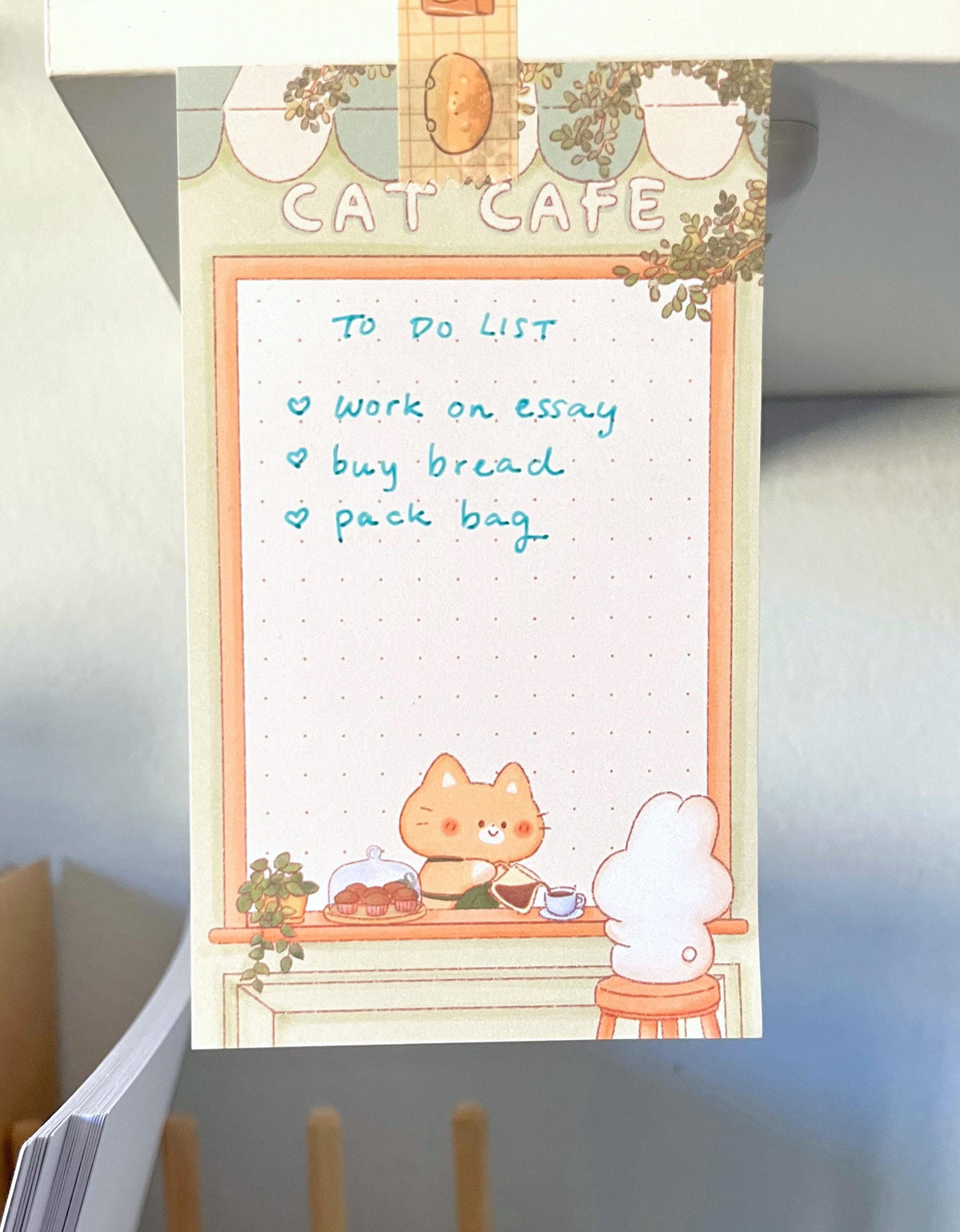 Bear Bakery • Cat Cafe Memo Pad (3x5 in)