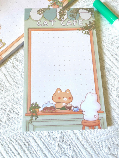 Bear Bakery • Cat Cafe Memo Pad (3x5 in)