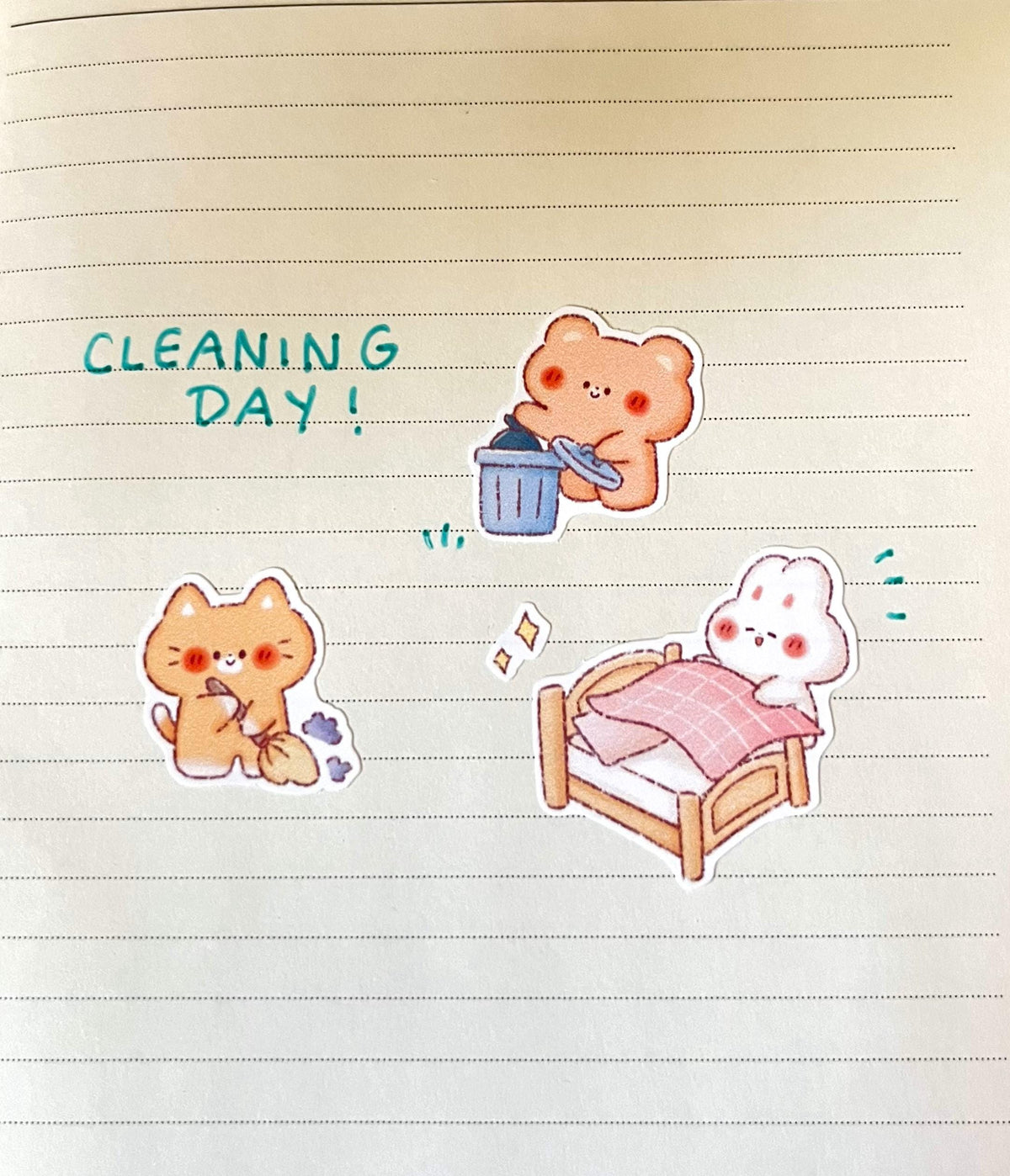 Housework Friends Sticker Sheet
