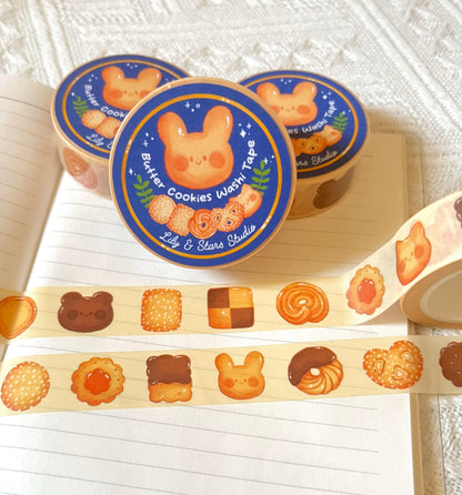 Butter Cookies Washi Tape (15mm x 10m)