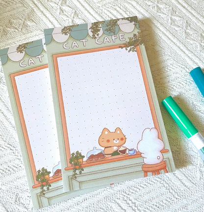 Bear Bakery • Cat Cafe Memo Pad (3x5 in)