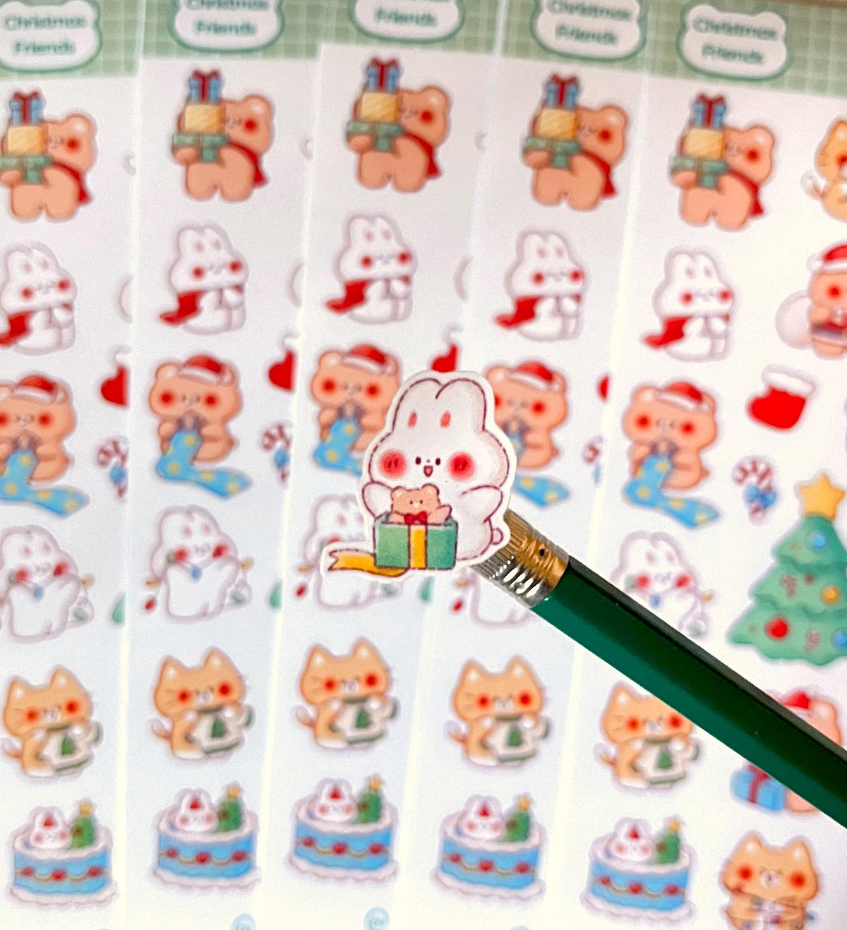 Christmas Friends Sticker Sheet