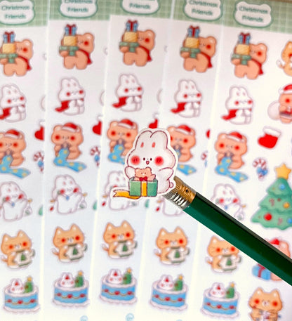 Christmas Friends Sticker Sheet