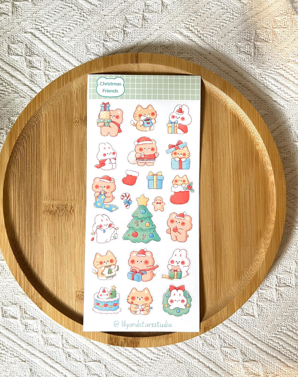 Christmas Friends Sticker Sheet