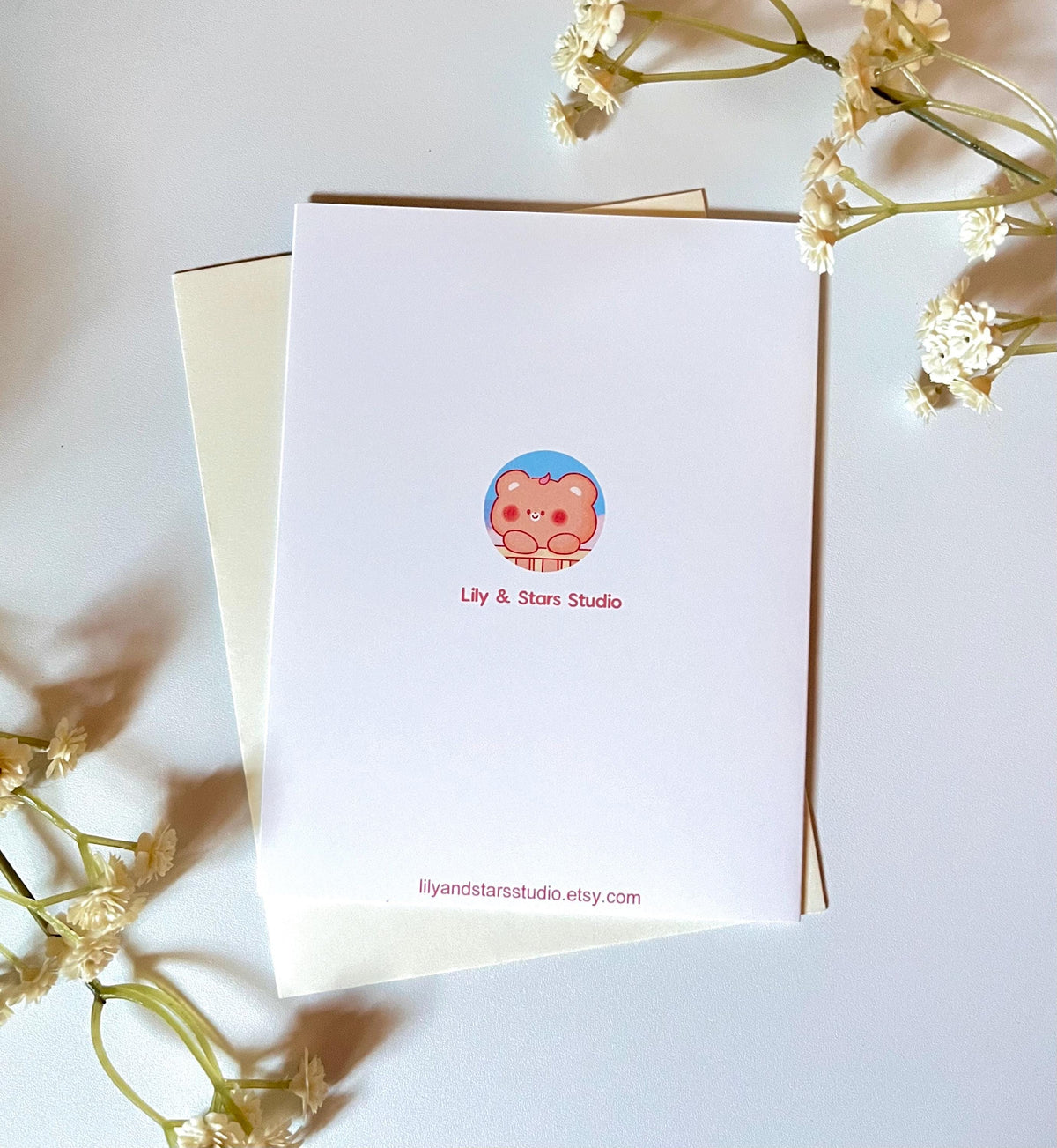 Christmas Card • Winter Tree • Snow Angel Holiday Card (4.25x5.5 in)