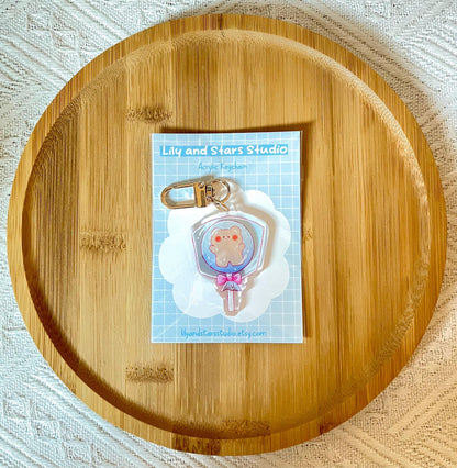 Candy Acrylic Keychain • Bear, Bunny, Cat Charm