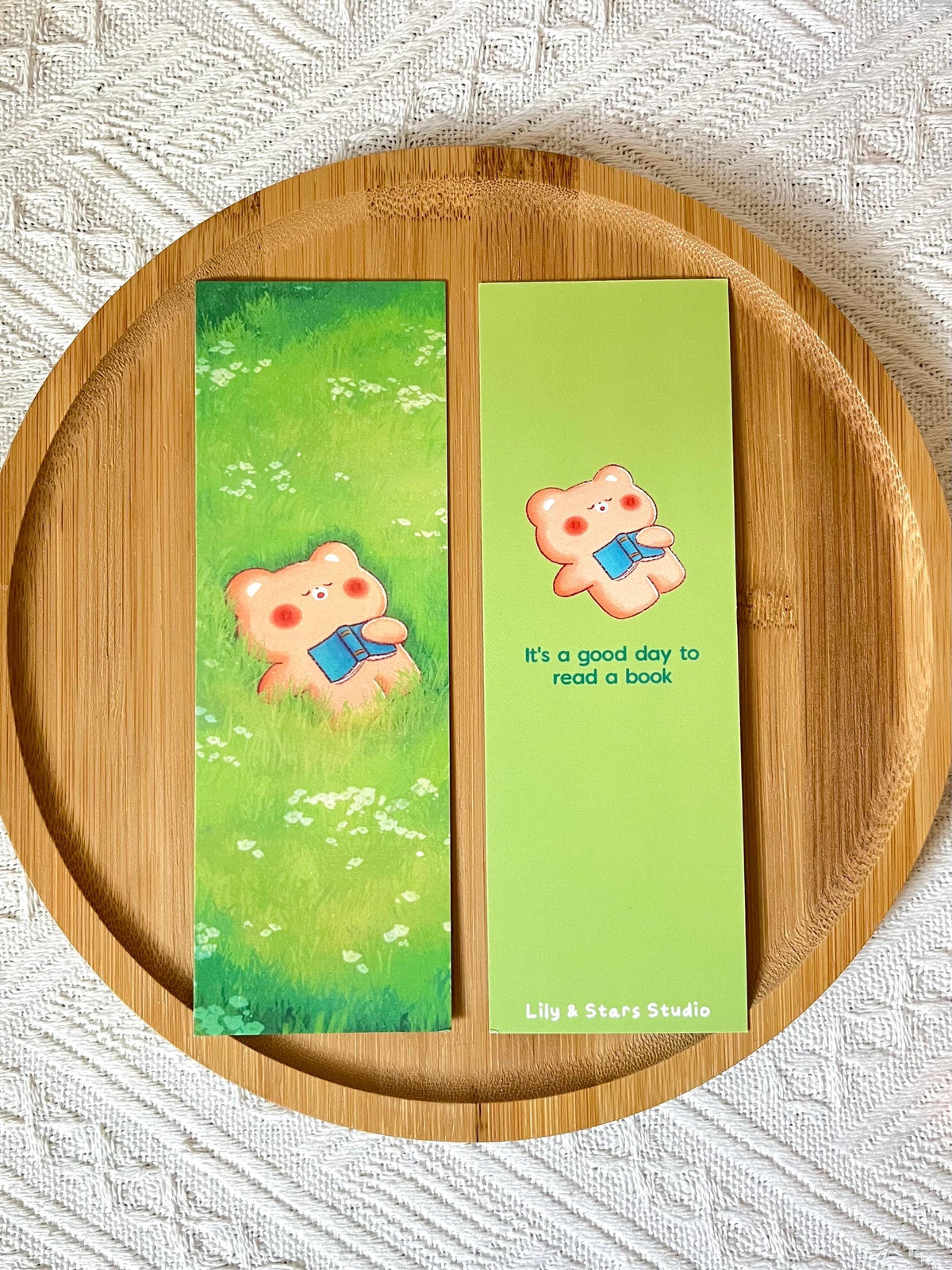 Napping Bear Bookmark (2x6 in)