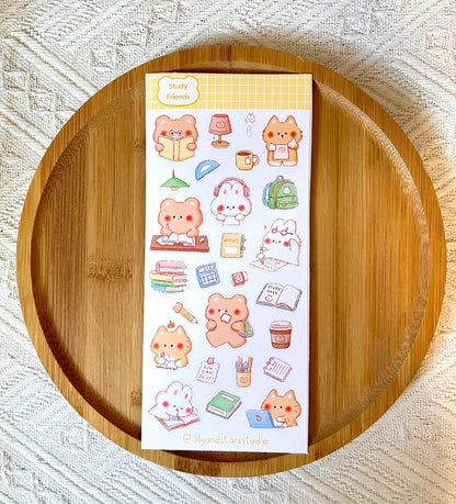 Study Friends Sticker Sheet