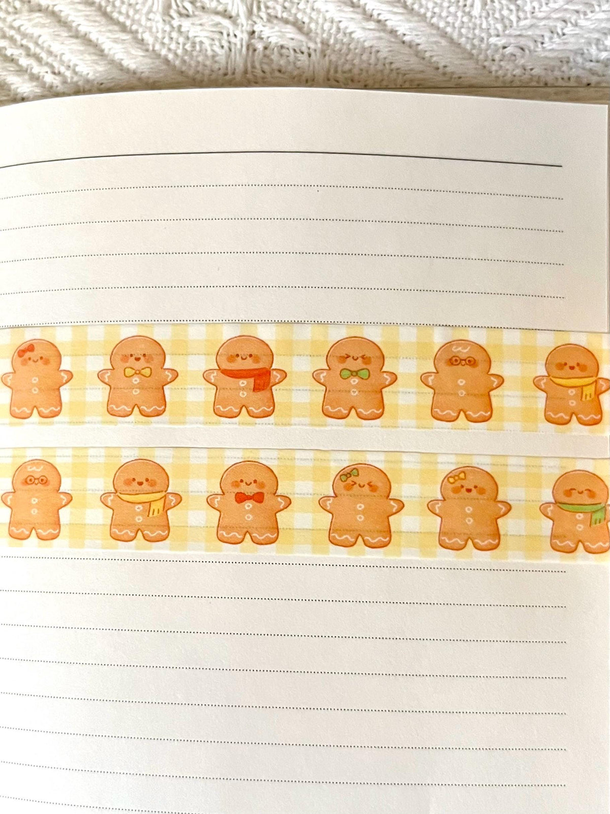 Gingerbread Cookies Christmas Washi Tape (15mm x 10m)