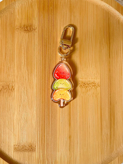 Strawberry Fruit Tanghulu Acrylic Keychain