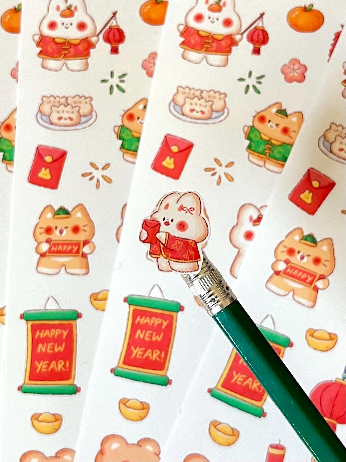 Lunar New Year Friends Sticker Sheet