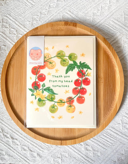 Tomato Thank You Card (4.25x5.5 in)