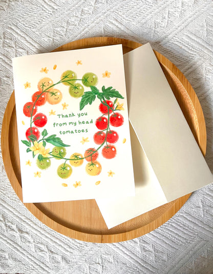 Tomato Thank You Card (4.25x5.5 in)