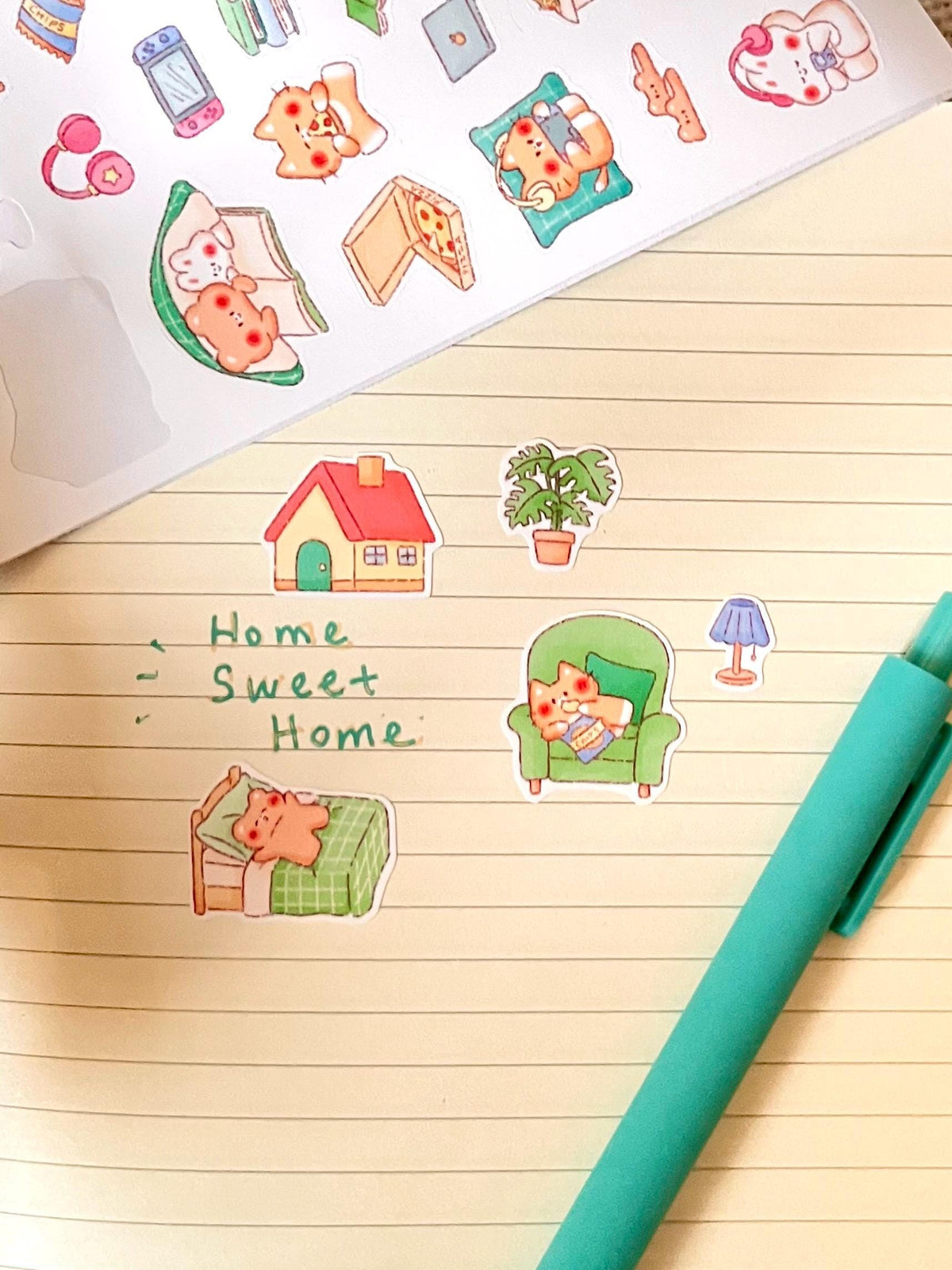 Homebody Friends Sticker Sheet