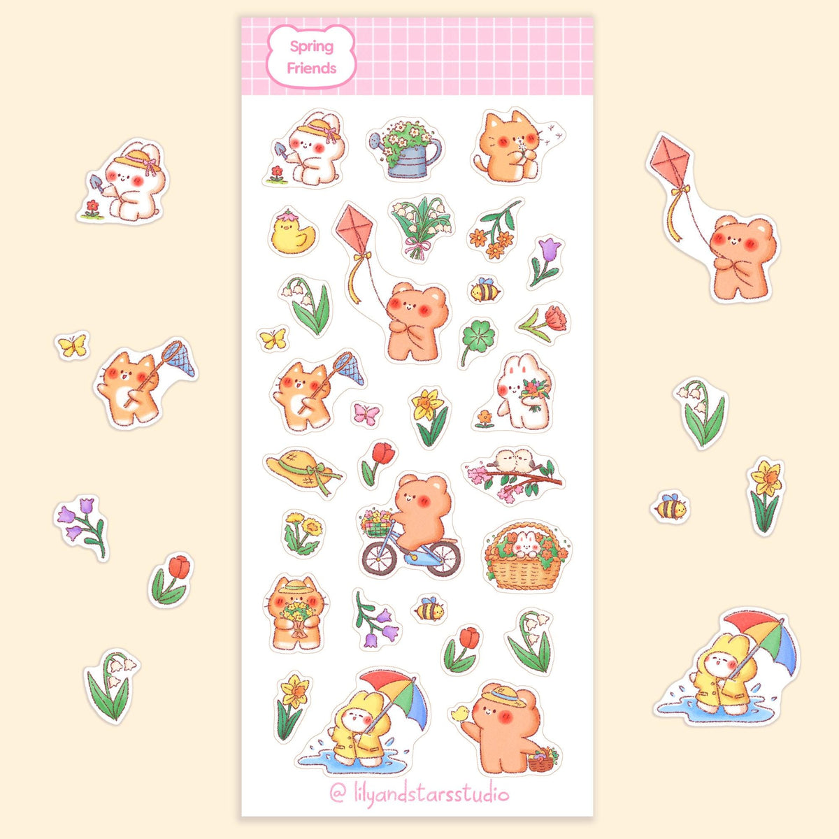 Spring Friends Sticker Sheet