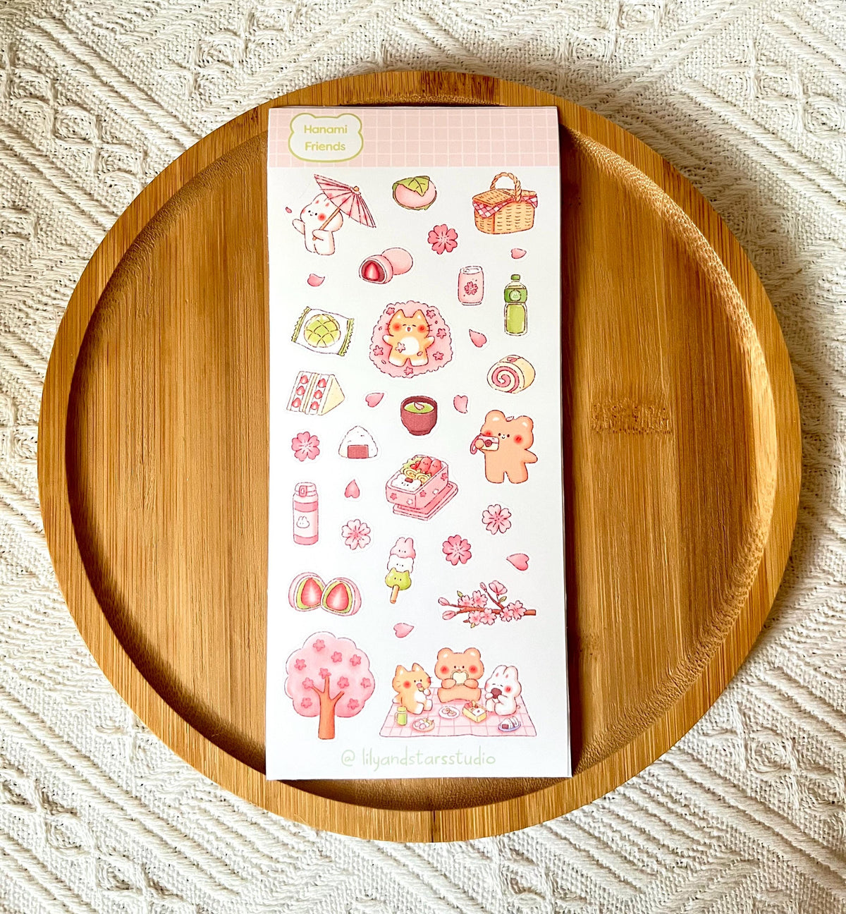 Hanami Friends Sticker Sheet