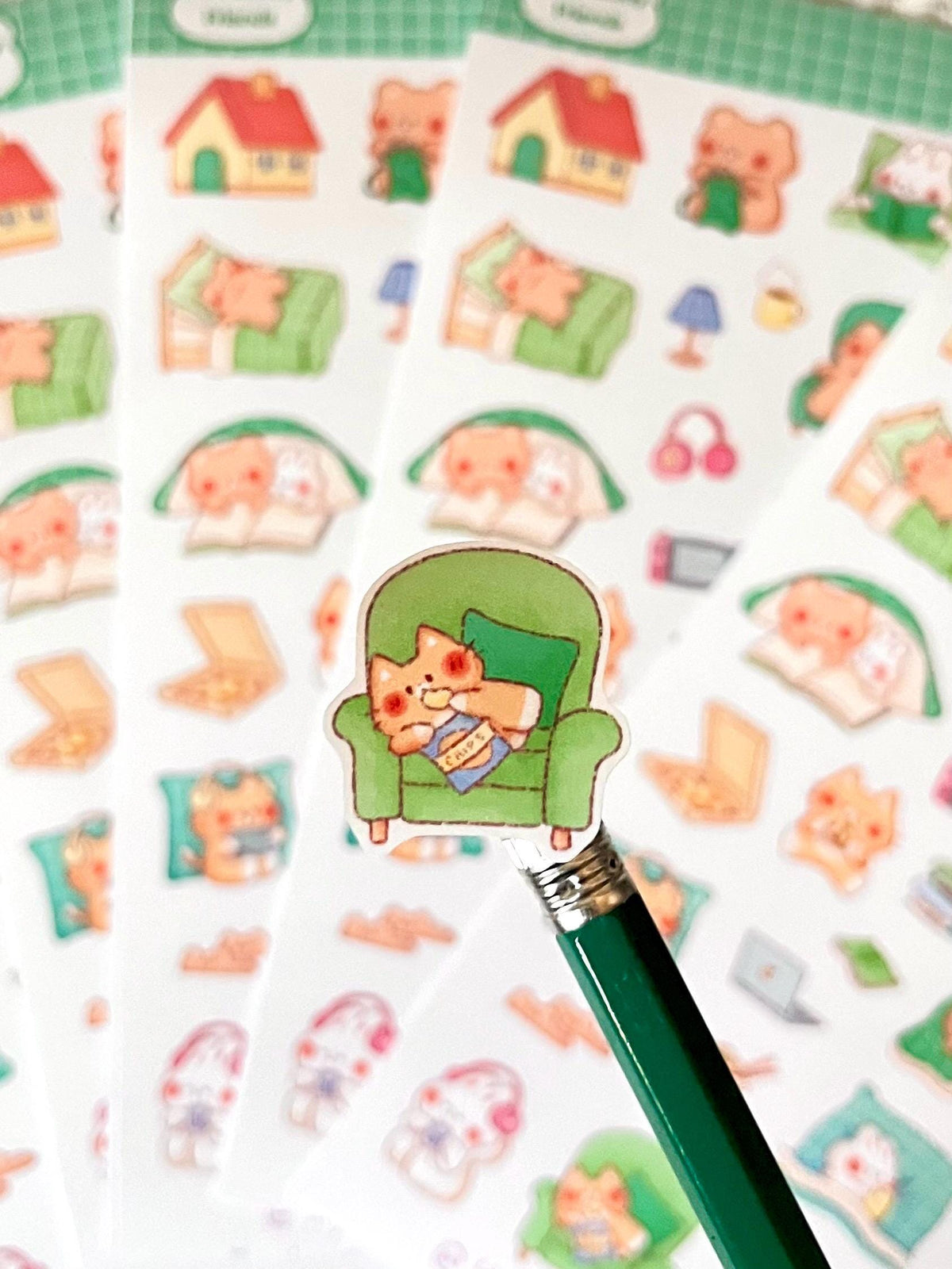 Homebody Friends Sticker Sheet