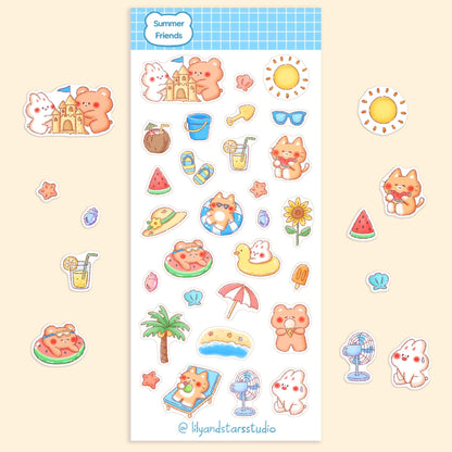 Summer Friends Sticker Sheet