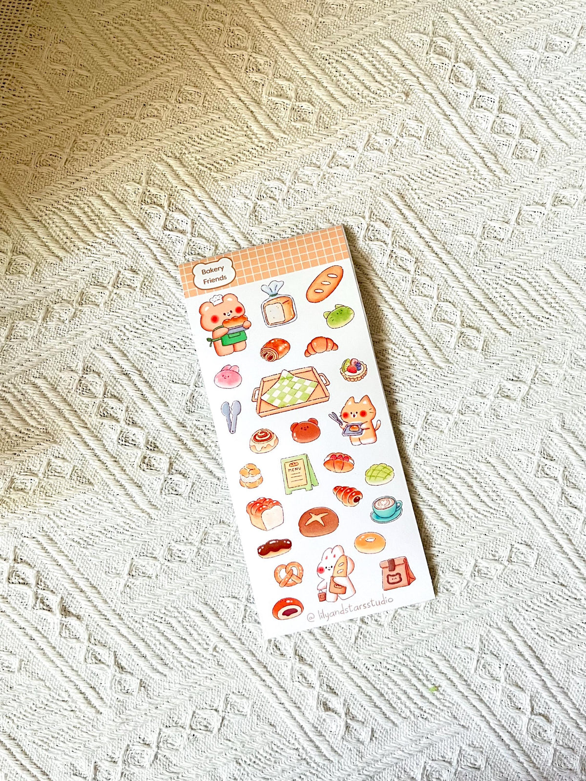 Bun and Bear Sticker Sheet Bundle • 19 Sheets • Kawaii Matte Sticker Set