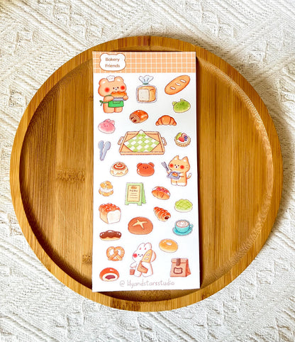 Bakery Friends Sticker Sheet: