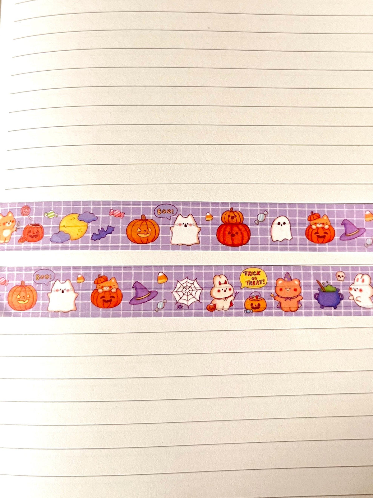 Halloween Washi Tape • Spooky Stationery • Planner Tape (15mm x 10m)