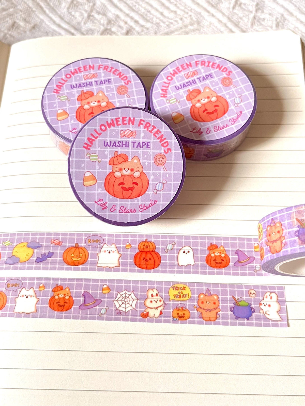 Halloween Washi Tape • Spooky Stationery • Planner Tape (15mm x 10m)
